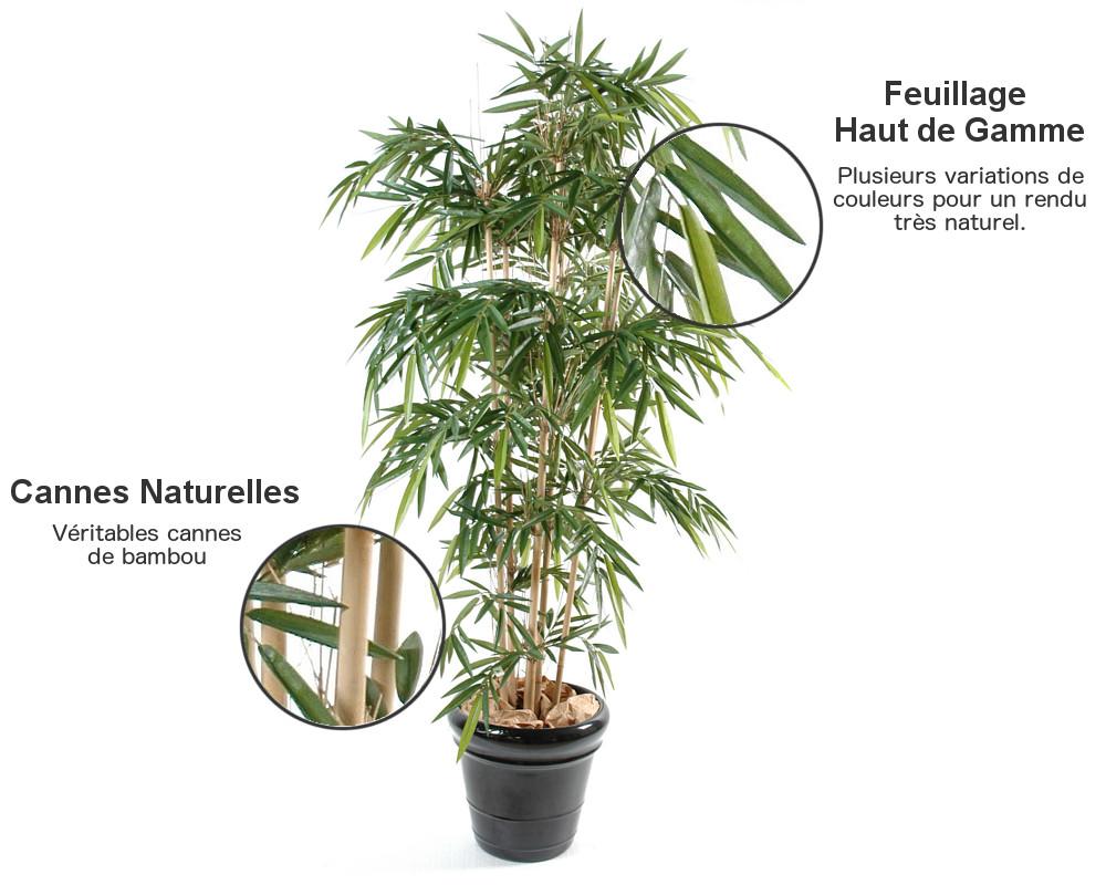 Détails bambou artificiel new